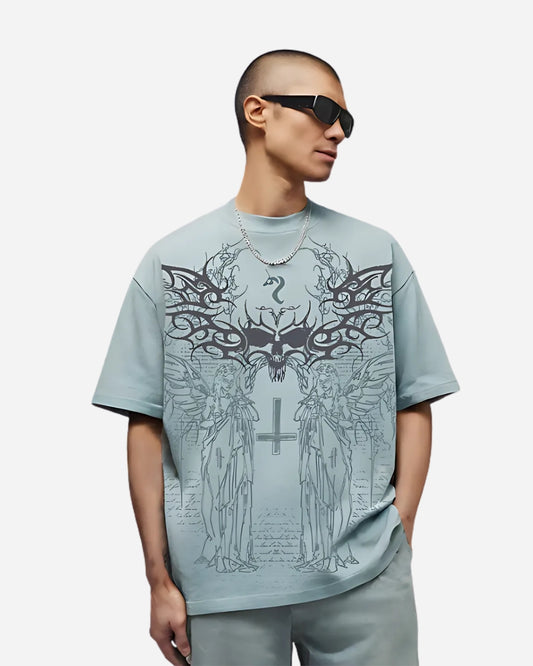 AASMAAN BOXY OVERSIZED T-SHIRT