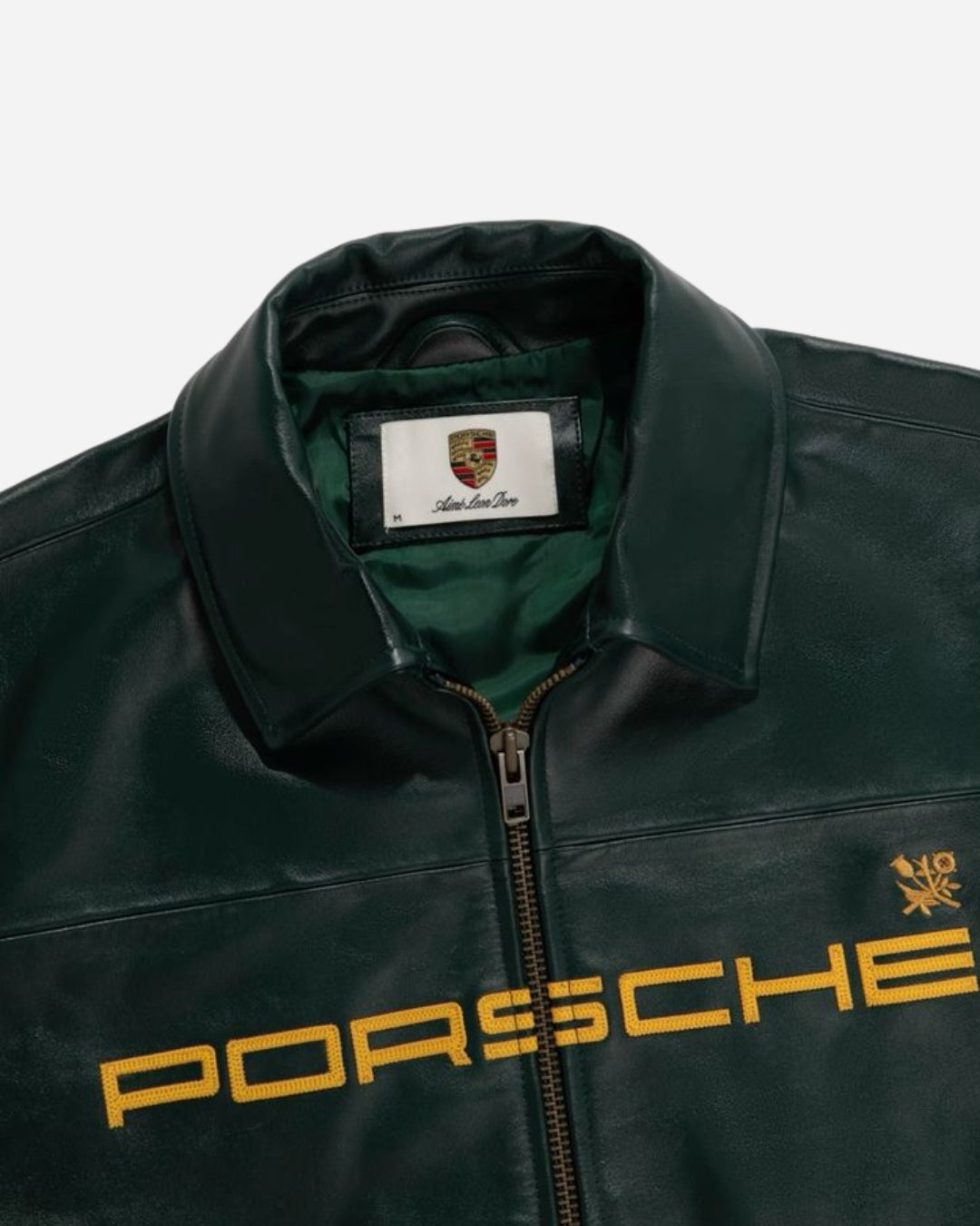 F1 PORSCHE LEATHER UNISEX RACING JACKET