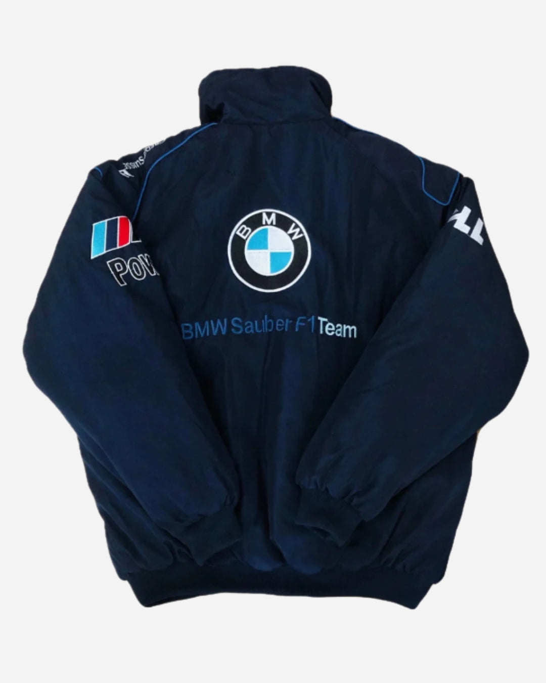 F1 PETRONAS PUFFER EMBROIDERY UNISEX RACING JACKET