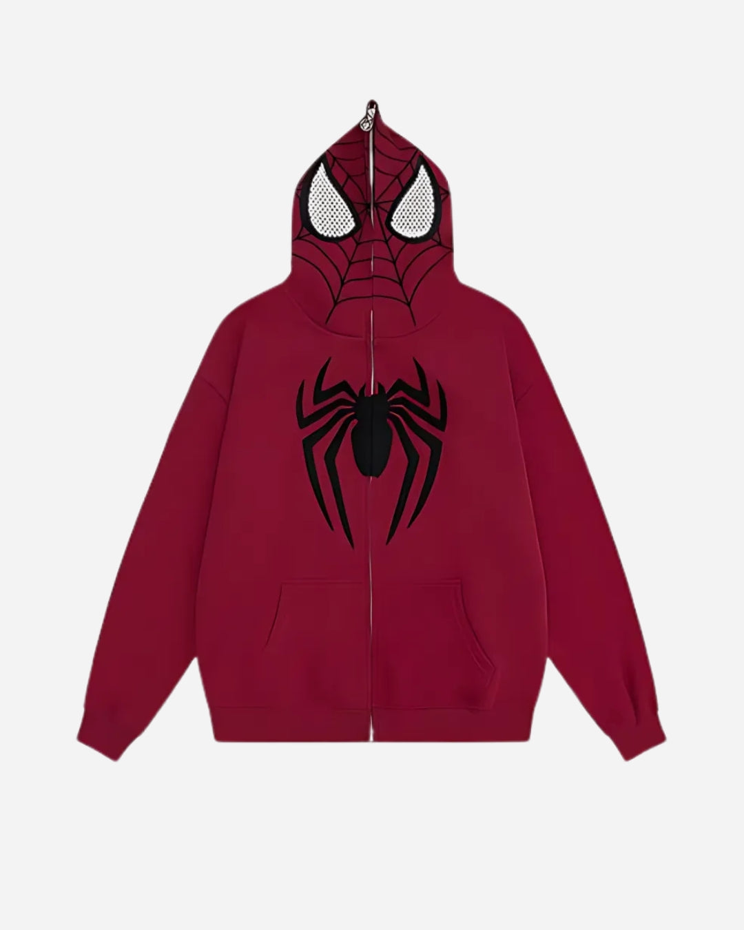 SPIDER UNISEX RED HOODIE