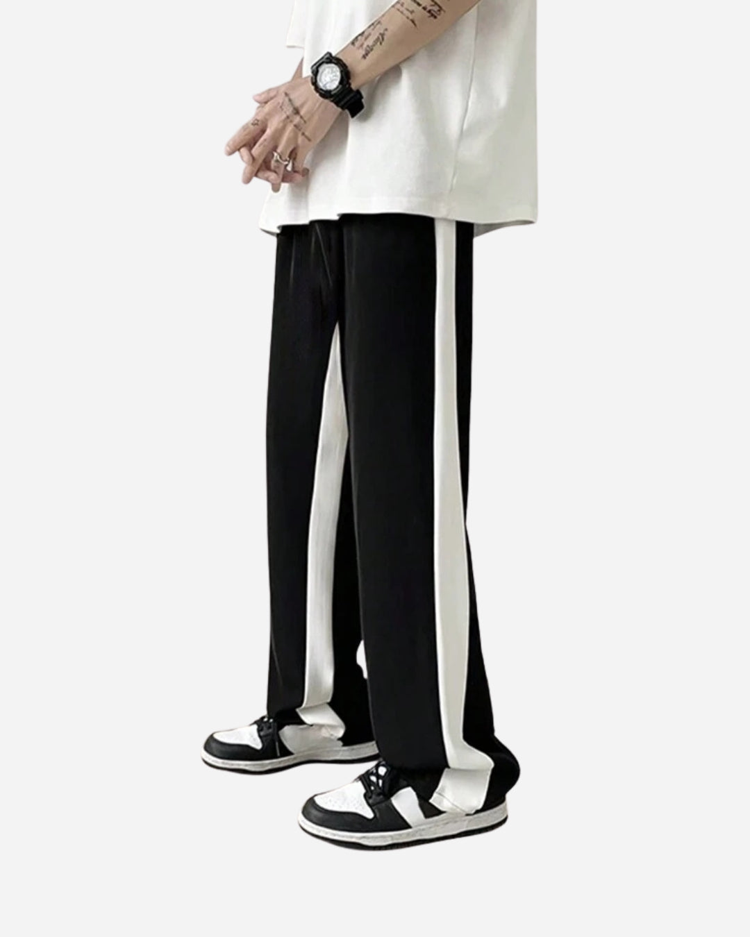 BLACK UNISEX BAGGY TRACKPANT l LIMITED AUDITION