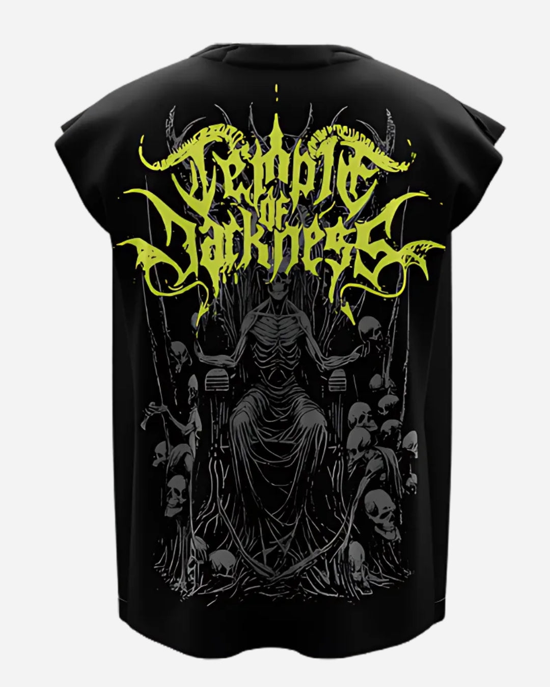 KASHMA UNISEX BLACK BOXY VEST