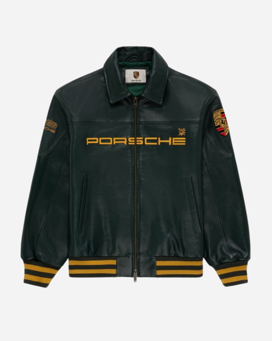 F1 PORSCHE LEATHER UNISEX RACING JACKET