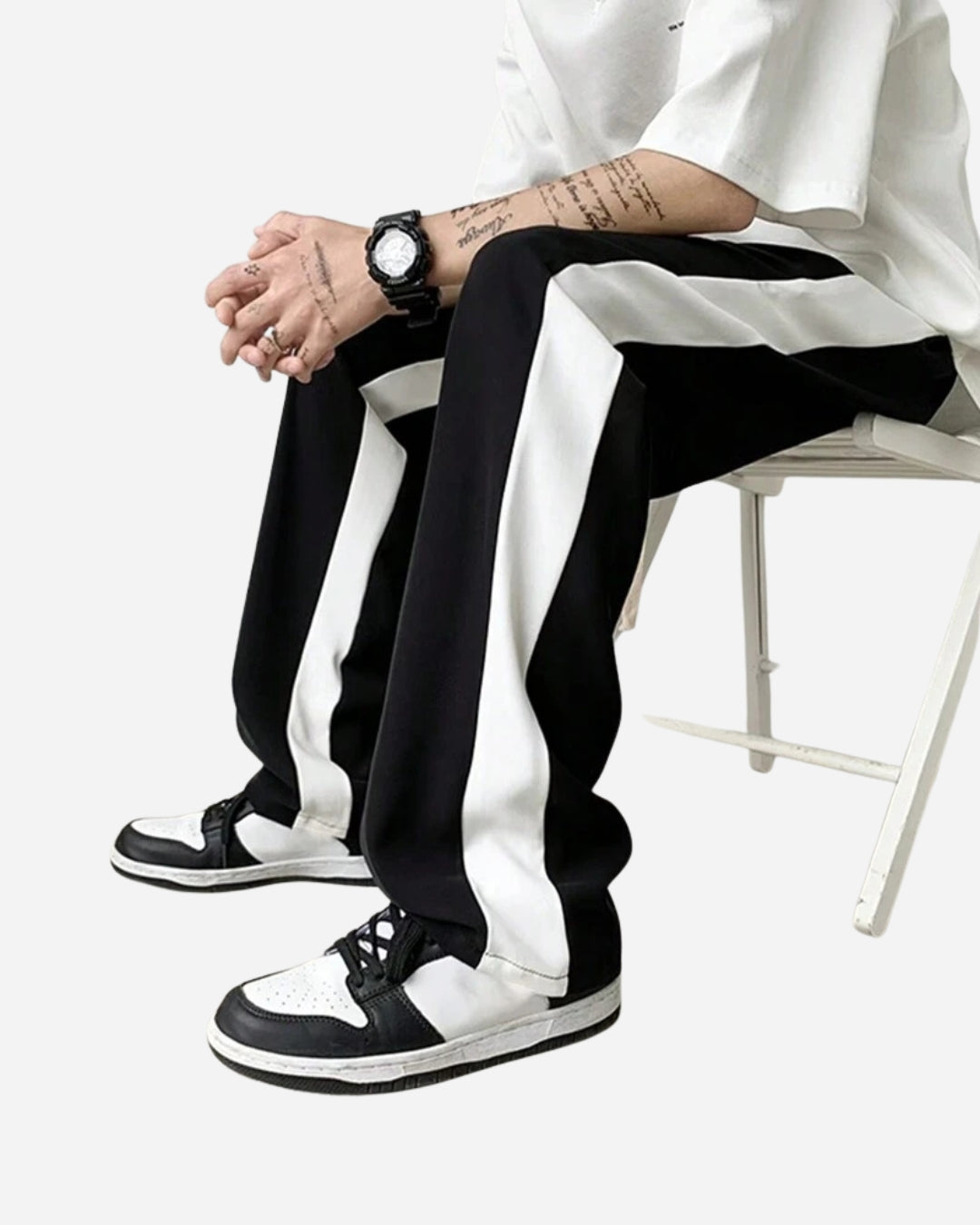 BLACK UNISEX BAGGY TRACKPANT l LIMITED AUDITION