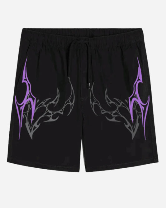 LETHAL UNISEX BLACK SHORTS
