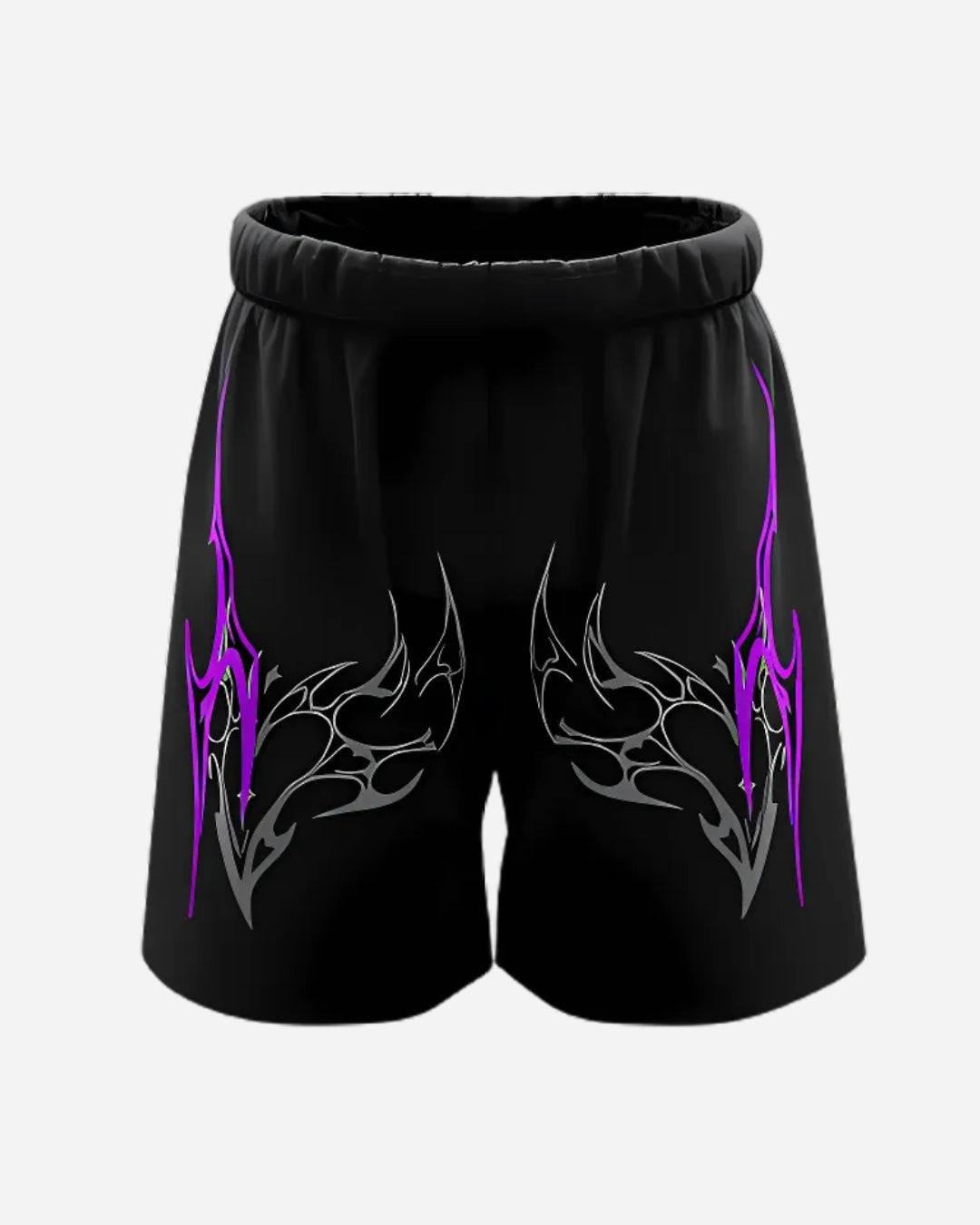 LETHAL UNISEX BLACK SHORTS