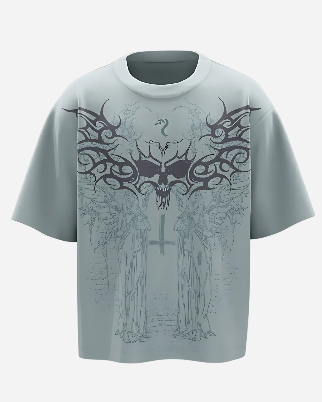 AASMAAN BOXY OVERSIZED T-SHIRT