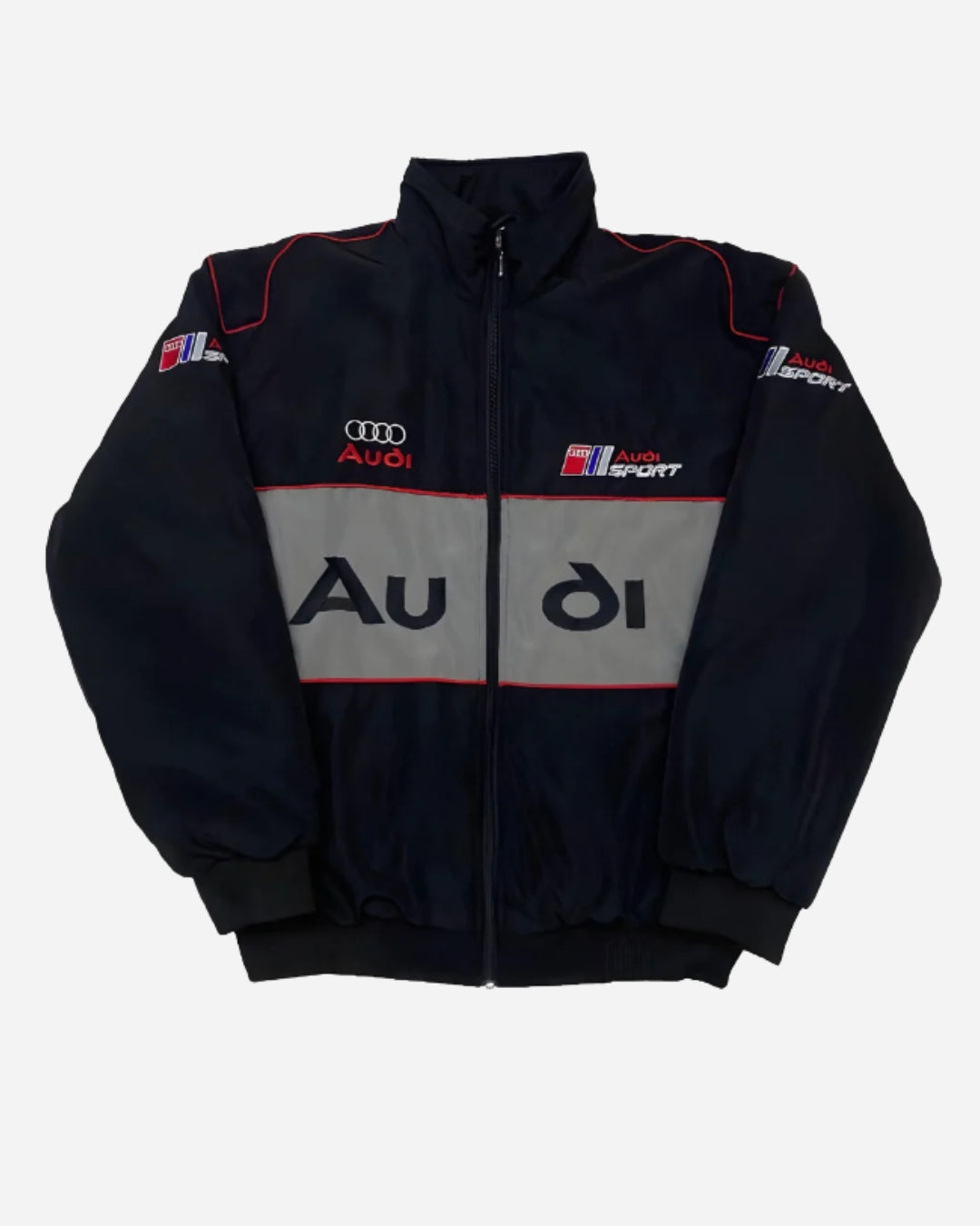 F1 AUDI PUFFER EMBROIDERY UNISEX RACING JACKET