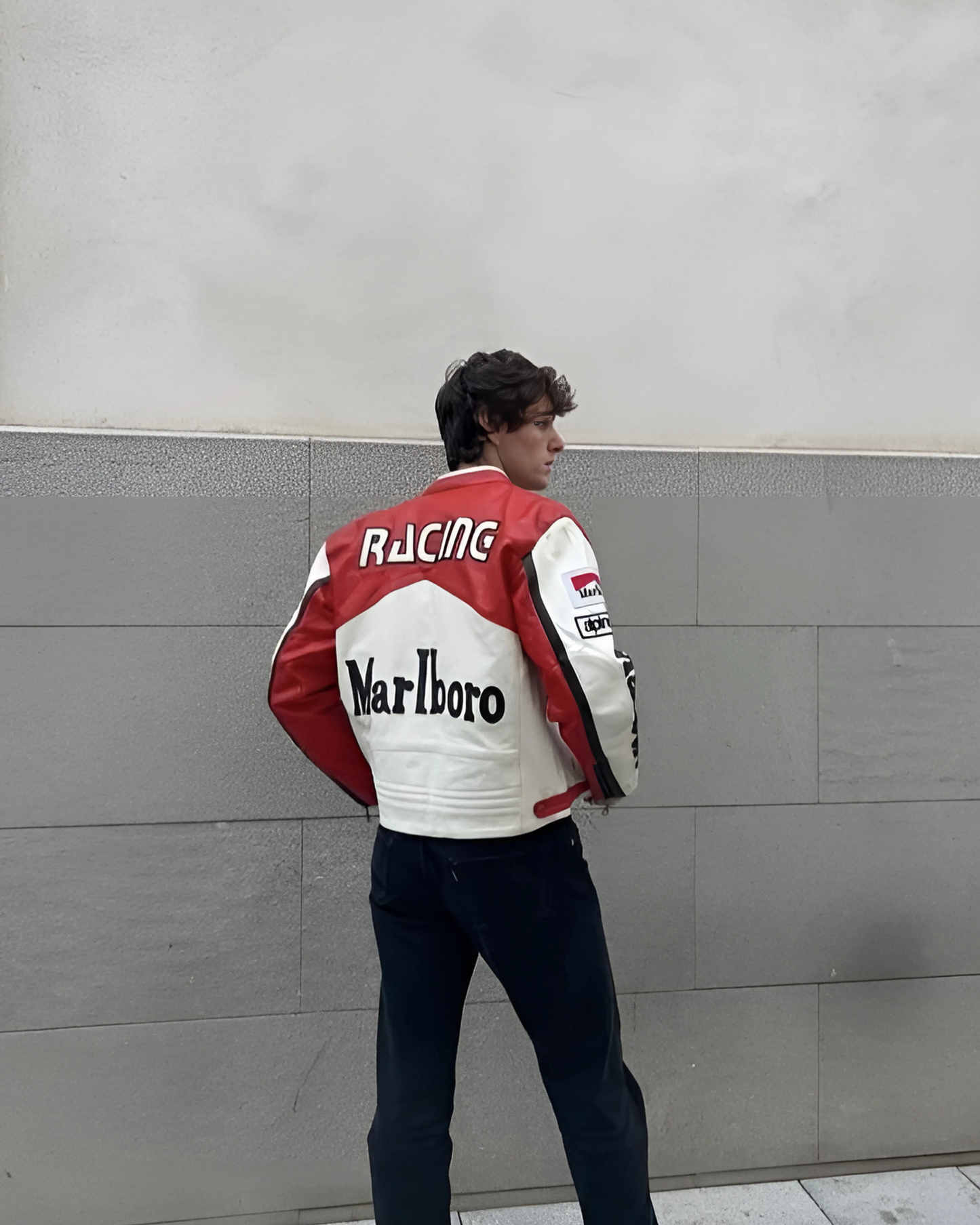 F1 MARLBORO LEATHER UNISEX RACING JACKET