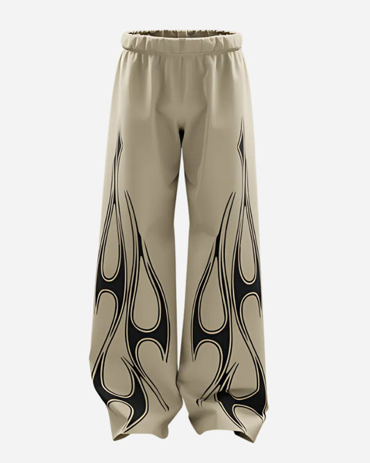 SAND HEAT STRAIGHT FIT BAGGY PANTS