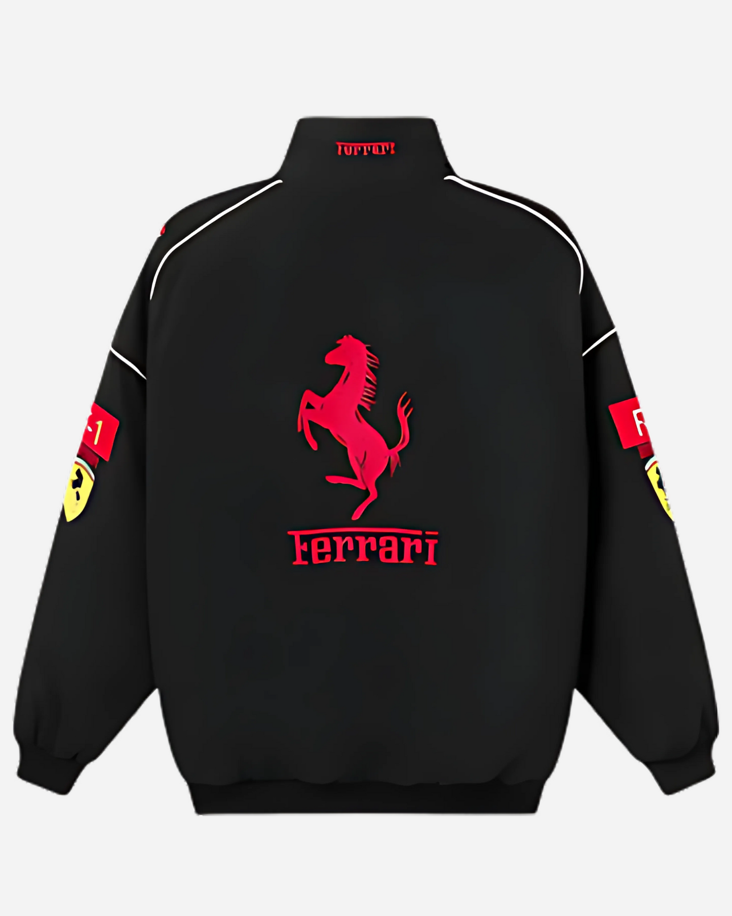 F1 BLACK FERRARI UNISEX RACING JACKET