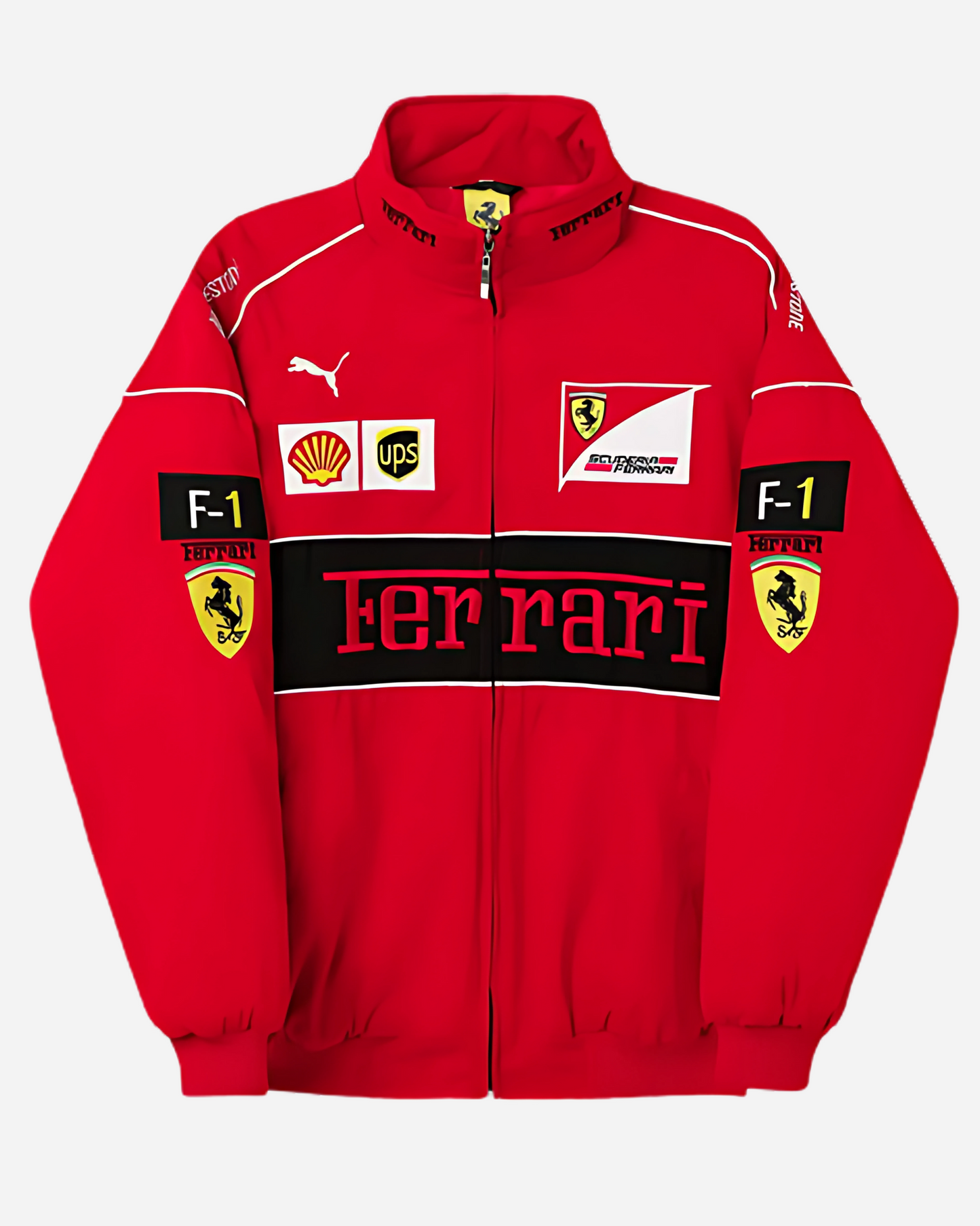 F1 RED FERRARI UNISEX RACING JACKET