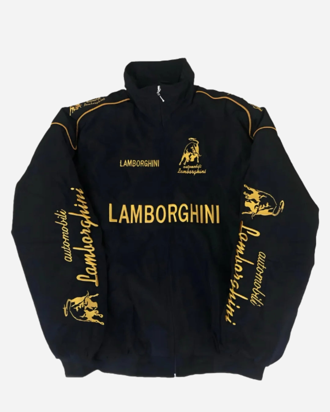 F1 LAMBORGHINI PUFFER EMBROIDERY UNISEX RACING JACKET