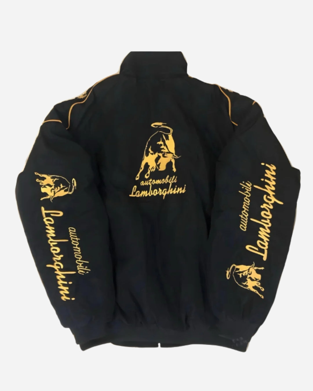 F1 LAMBORGHINI PUFFER EMBROIDERY UNISEX RACING JACKET