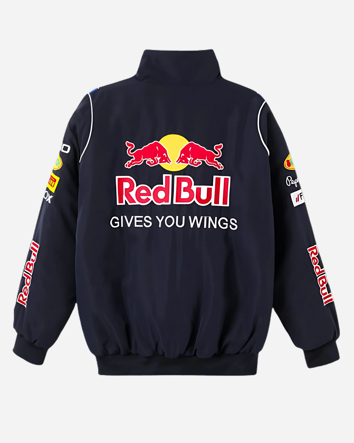 F1 REDBULL PUFFER EMBROIDERY UNISEX RACING JACKET