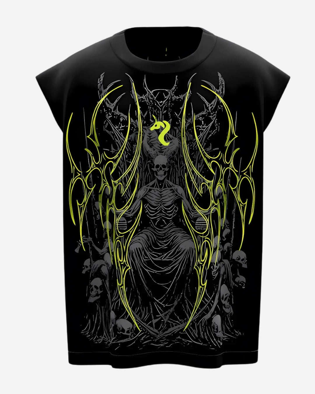 KASHMA UNISEX BLACK BOXY VEST